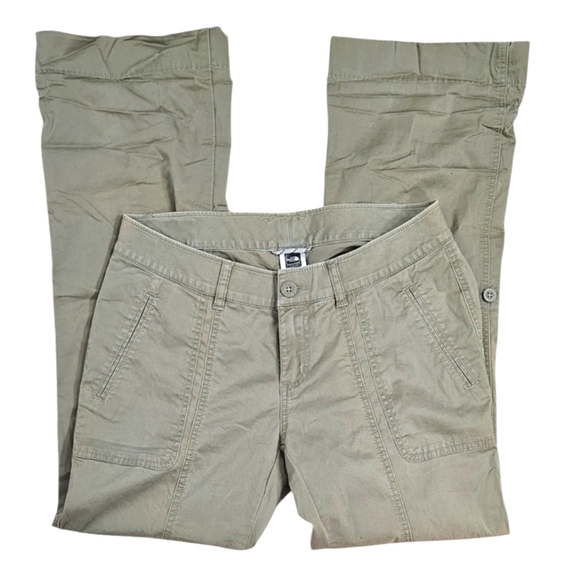 The North Face Womens  |Convertible Roll Up Quick Dry Hiking Pants Beige Size 8 - Picture 2 of 15